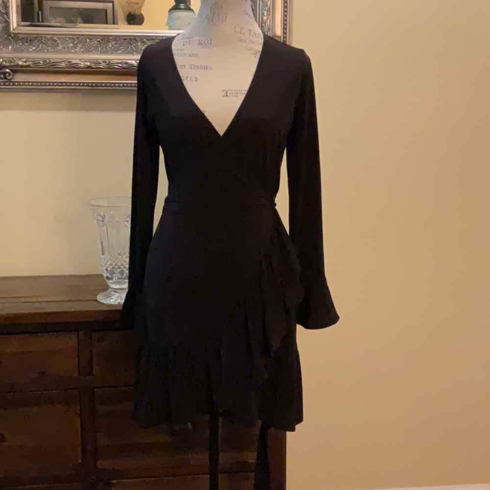 Michael Kors Frill Wrap Dress